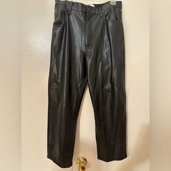 Abercrombie Vegan Leather Pants - Picture 1 of 2
